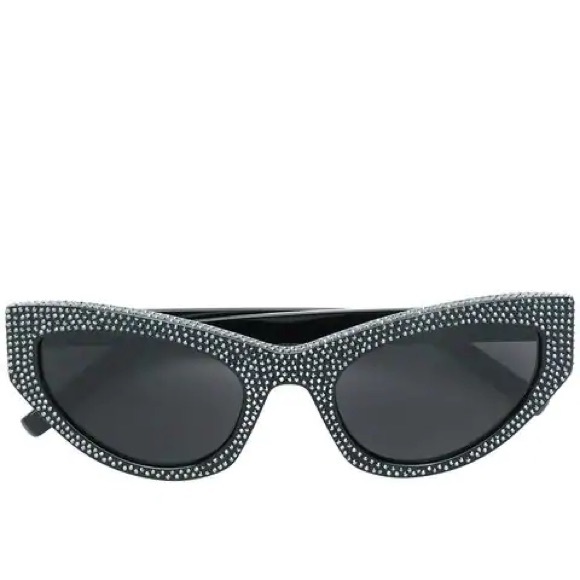 YSL CRYSTAL Cateye Sunglasses 💎 JUST SHARING 😊😍 - Picture 2 of 10